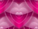 pink heart beat love background