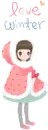 Kawaii Love Winter Doll