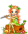 Kawaii Girl Playing The Flute