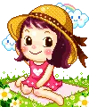 girl in garden