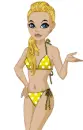 Yellow PolkaDot Bikini