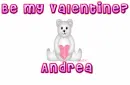 Valentine Bear - Andrea