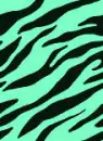 Green zebra print