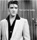 Elvis is afraid