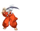 InuYasha swinging his sword