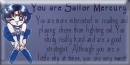 You are Sailor Mercury!