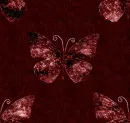 Red butterflies
