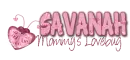 Mommy's Lovebug-Savannah