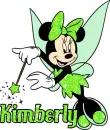 MINNIE WITH THE NAME KIMBERLY