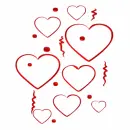 Falling hearts