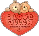 I love Allen always and forever