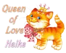 cute cat queen of love Heike