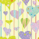colorefull love heart background