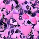 LIGHTENING BULT PINK HEARTS