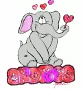 Valentine Elephant - Andrea