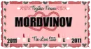 Mordvinov- Valentine's License Plate
