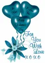 Happy Valentines Day For you with love xoxo