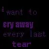 i want to cry