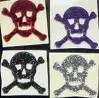 glitter skulls