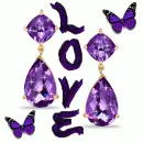 SHIMMERY TOPAZ LOVE DROPS