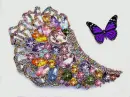 SHIMMERY FLORAL CRYSTAL