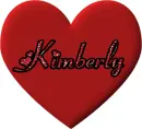 HEART WITH THE NAME KIMBERLY