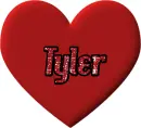 HEART WITH NAME TYLER