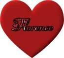 HEART WITH NAME FLORENCE