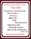 John 3:16 Valentine