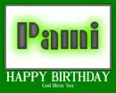 Happy Birthday Pami