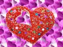 PURPLE & RUBY LOVE HEARTS