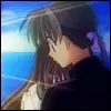 And so she hugs him.