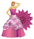 Woman stands on starflower