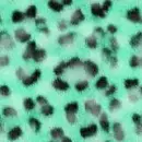Green leopard print