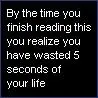 5 seconds