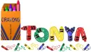 crayons Tonya