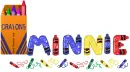 crayons Minnie