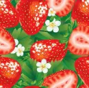 seamless glitter strawberry background