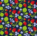 seamless glitter strawberry roses background