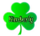 CLOVER WITH THE NAME KIMBERLY