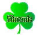 CLOVER WITH THE NAME KIMMIE