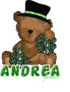 St. Patty's Day Bear - Andrea
