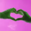 Hands forming a heart