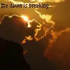 A light shining thru