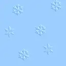 blue snow