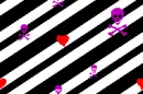 skulls and hearts