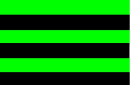 black and green