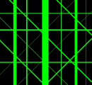 black and green