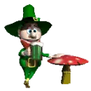 leprechaun and beer