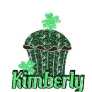 Cup Cake With The Name Kimberly